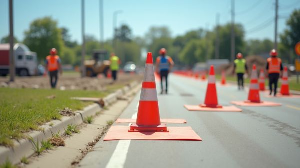 Comment choisir un cône de balisage efficace pour vos zones de travaux ?