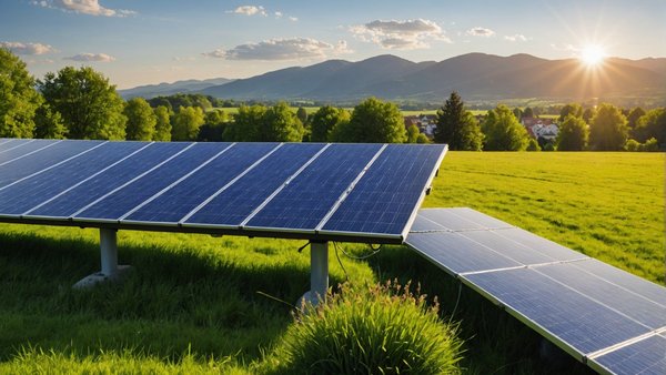 Réduction de co2 et économies : pose de panneaux solaire avec photo ecologie